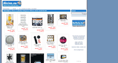 Desktop Screenshot of akcios.eu